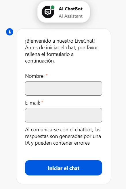 Atención al cliente
